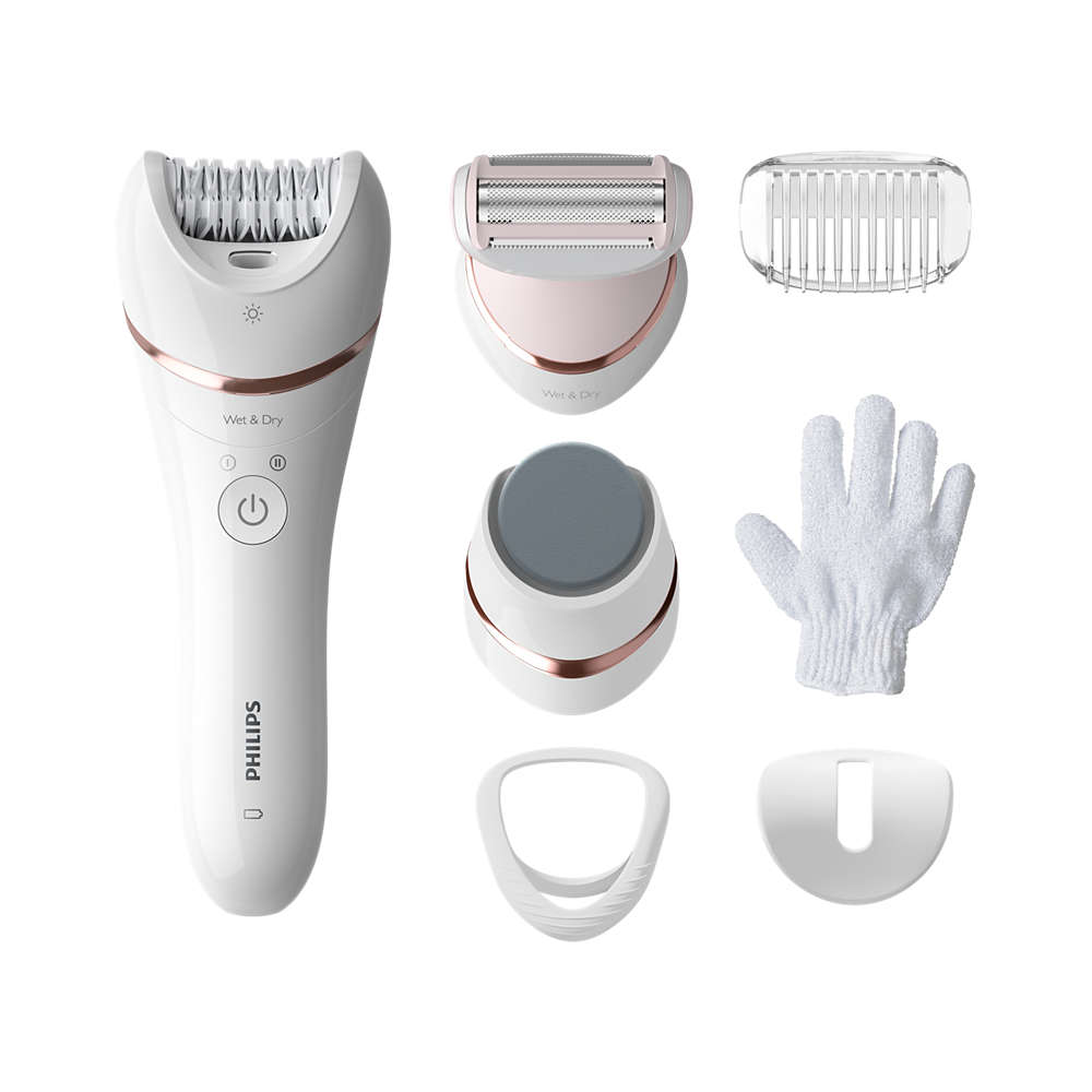 Epilator Series 8000 BRE730/10 Märg- ja kuivkasutusega epilaator