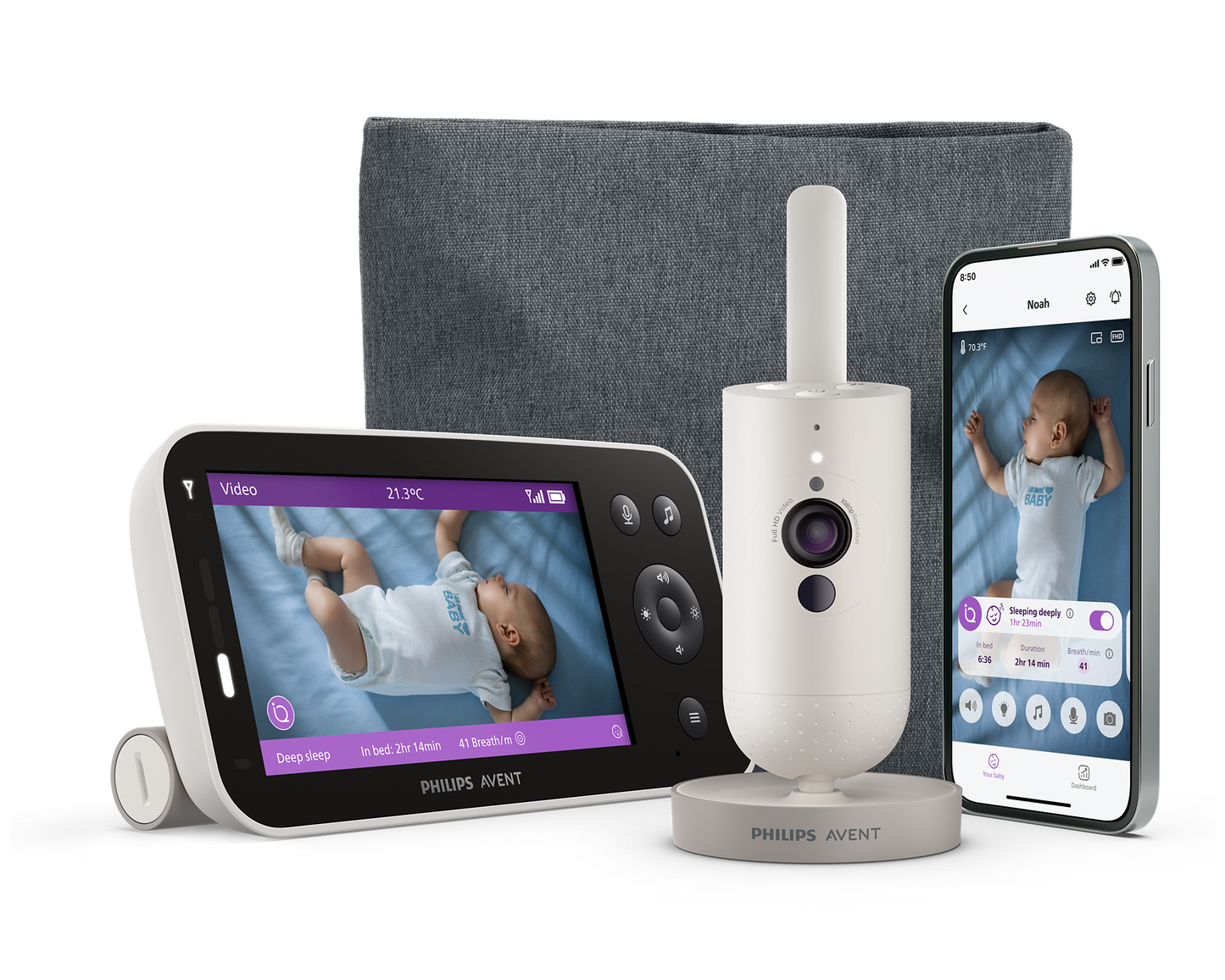 Premium Connected Baby Monitor SCD971/26 Ühendatud
