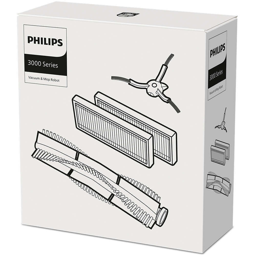 HomeRun Vahetuskomplekt kuiv- ja märgpuhastusrobotid HomeRun XV1433/00 | Philipsi e-pood